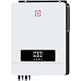 Y&H 10.2KW On/Off grid Solar Hybrid Inverter Built-in 160A Charge Controller PV Max 500V Input DC48V to AC230V Pure Sine Wave Inverter for Home Energy Storage RV Shed Off-Grid System