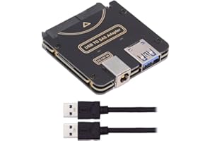 NFHK SFF-8482 SAS 29Pin to USB3.0 5Gbps Hard Disk Drive Raid Adapter with Chipset and Power Port (Need 12V/3A Power Supply)