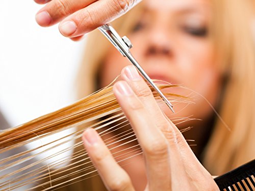 Premium Friseurschere Haarschere mit Mikroverzahnung InstrumenteNRW oder Solingen mit Aufbewahrungs-Etui (Nr.11 = 5 Zoll 2 x Mikroverzahnt) - 4