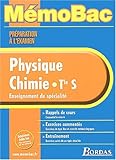 Image de MEMO PREPA EXAM PHYS/CHIMIE TERM S (SPE)    (Ancienne Edition)
