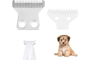 MIOYOOW Klinge für Hundehaarschneidemaschine, Ersatzklingen für Katzenpfotentrimmer, Edelstahl und Keramik, Professionelle Ersatzklingen für die Haustierpflege für Mikro Präzisionstrimmer