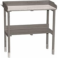 Siena Garden Pflanztisch, Aufhänger, verzinkte Arbeitsplatte, grau, 76x37x81cm, H01495
