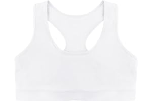 Cretty-Meet Soft and Comfortable Cotton Girls Bra Kids Underwear Sports Training Bra Crop Tops for Teenage Girls 8-16 Years