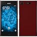 Produktbild PhoneNatic Case für Sony Xperia XZ1 Hülle Rot gummiert Hard-Case Case