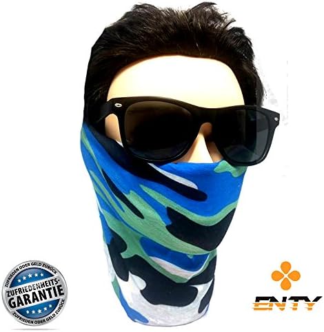 Enty Face Shields | Premium Face Masks from Enty | Bandana Multi Functional Headwear Tube Scarf Bandana Multi Mask, sky blue