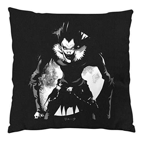 style3 Shinigami Ryuk Kissen mit Füllung 28 x 28 cm Baumwollbezug Death Notizbuch Anime Manga Yagami Note