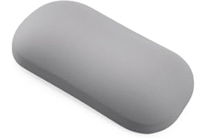 ProElife Wrist Support Mouse Wrist Rest Cute Gel Wrist Pad Soft Ergonomic Wrist Pillow Small Mat Relief Hand’s Pain with Anti-Slip Base for Office Home Computer Laptop Notebook Mouse Keyboard (Gray)