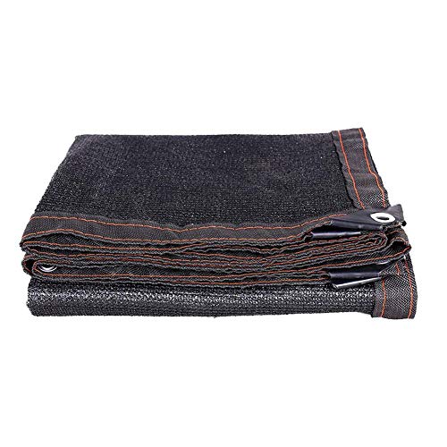 Preisvergleich Produktbild LIXIONG Sichtschutznetz Sonnensegel Sonnenschutz Atmungsaktiv Garten Blumen Anti-UV-Mehrzweckgewebe,Größe Kann Angepasst Werden (Farbe : SCHWARZ, größe : 3.8x4.8m)