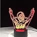 Produktbild 3D Nachtlichter 3D Tischlampe Motocross Bike Champion Mann Nachtlichter LED USB 7 Farben Sensor Schreibtischlampe als Weihnachtsgeschenke