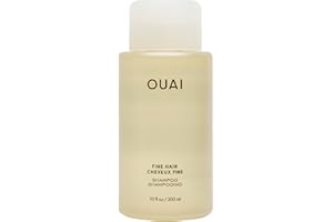 OUAI Fine Shampoo - Volumising Shampoo with Strengthening Keratin, Biotin & Chia Seed Oil for Fine Hair - Delivers Clean, Weightless Body - Paraben, Phthalate & Sulfate Free Hair Care - 300ml