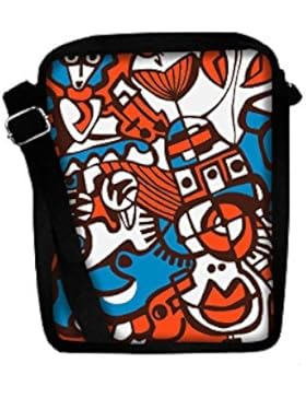 Snoogg , Damen Umhängetasche mehrfarbig multi