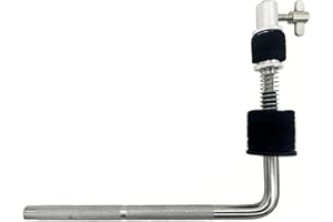 TUOREN Cymbal Attachment for Hi-Hat - Arm Compatible 11mm Diameter Boom L-Arm Rod for Drum Set & Percussion Instruments