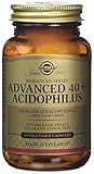 Las cápsulas vegetales de 40+ acidophilus avanzado de Solgar son una fuente de microorganismos L-acidophilus, L.paracasei, L. rhamnosus GG, B.lactis, S.thermophilus
