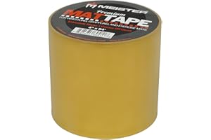 Meister Premium - Nastro adesivo per tappetino da wrestling, per le prese e gli esercizi, trasparente
