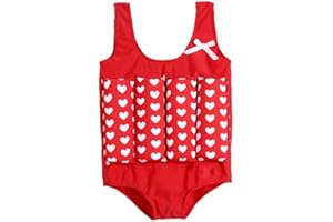 YAGATA Badeanzug mit Schwimmhilfe Mädchen Jungen Float Suit Kinder Badeanzug Baby Maedchen Bojenanzug Schwimmanzug verstellbarem Auftrieb Bademode Bojenbadeanzug