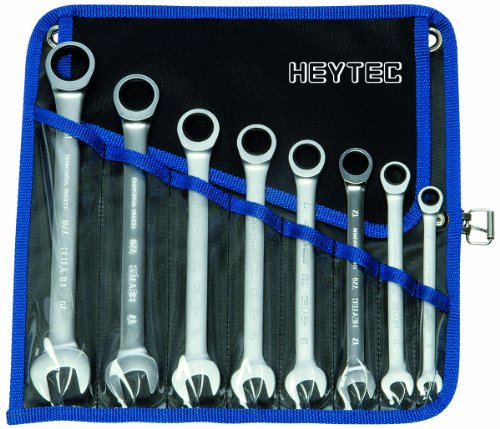 Heytec Heyco 50720600380 - Llave de carraca (tamaño: 50720-8-M, pack de 8)