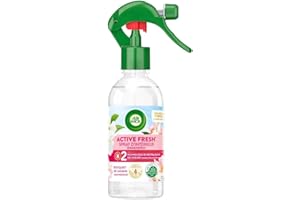 Air Wick Spray Neutralisateur d'Odeurs aux Huiles Essentielles Parfum Rosée du Matin and Jasmin Blanc