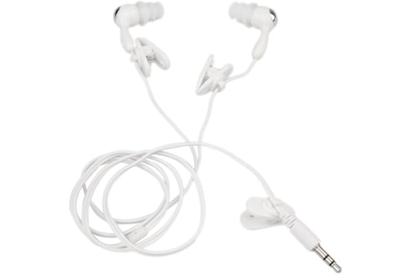 MagiDeal Ecouteur Etanche Natation Intra-auriculaire Casque Sport Audio Jack 3.5mm pour MP3 Radio iPod (Blanc)