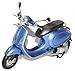 Produktbild New Ray Vespa Piaggio Primavera Blau Ab 2013 1/12 Modell Motorrad mit individiuellem Wunschkennzeichen