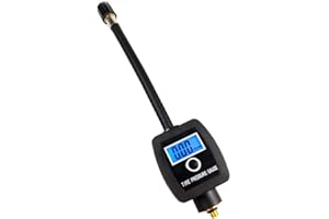 JORZER Numérique Des Pneus De Pression Des Pneus Pression D'air Manomètre Numérique Mini-mesure Vélo De Camion De Voiture Compatible Avec Presta Schrader Valve