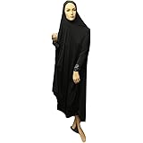 Long Black Large Overhead Abaya Jilbab Islam Muslim Prayer Dress Clothes Dimonte Ihram