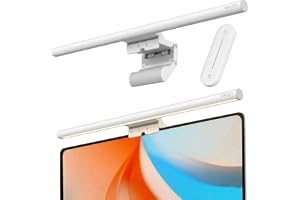 Yeelight Vit PC-skärmlampa med fjärrkontroll, LED-ljusbar anti-bländning, justerbar färgljusstyrka, USB-touch-kontroll för ko