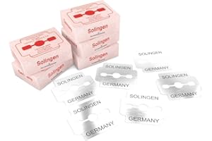 Schwertkrone Cuchillas de cepillo para callos 50 piezas hojas profesionales para callos, hojas para cortacallos, rascador de pies, cuchillas de acero inoxidable pedicura