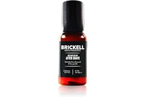BRICKELL MEN'S PRODUCTS Brickell Men's Instant Relief Aftershave for Men, Natural and Organic Soothing After Shave Balm to Prevent Razor Burn, 59 ml, Scented