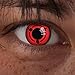 Produktbild aricona Farblinsen Sharingan Kontaktlinse Spin -Deckende,farbige Jahreslinsen für dunkle und helle Augenfarben ohne Stärke,Farblinsen für Cosplay,Karneval,Fasching,Motto-Partys und Halloween Kostüme