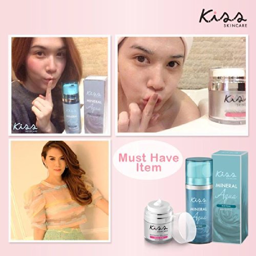 Premium Face Mask K.I.S.S. Skincare Whitening Collagen Cream Mask 30 ML.&K.I.S.S. Mud Foam 30ml. Set