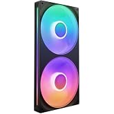 NZXT F280 RGB Core &ndash; 280 mm tekli &ccedil;er&ccedil;eve fan birimi 2 x 140 mm RGB fanlı &ndash; devir sayısı ve aydınlatma kontrol&uuml; &ndash; y&uuml;ksek stat