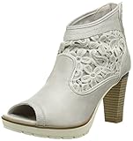  MUSTANG Damen 1213-801 Offene Sandalen mit Keilabsatz, Grau (22 hellgrau), 38 EU