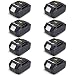Produktbild Ore Power Neu 8 X BL1840 für Makita LXT-400 BL1840B BL1850 BL1840 BL1830 196399-0 Lithium-Ionen-Akku / Li-Ion-Akku, 18V 4,0Ah ersetzen LXT-400 Li-Ion