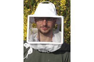 Förster-Fellnest Qualitäts Imkerbekleidung: Imkerschleier/Amischleier mit Hut - Imkerhut mit Schleier - Imkerhaube