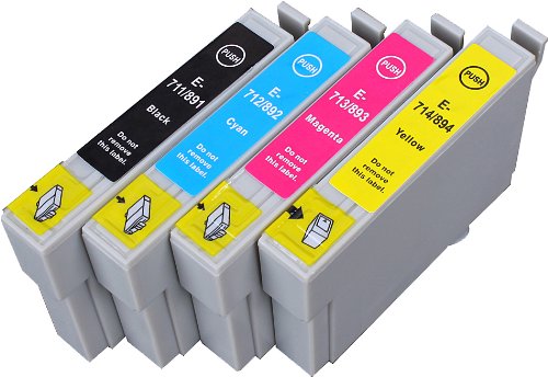 4 Multipack de alta capacidad Epson T0715 , T0895 Cartuchos Compatibles 1 negro, 1 ciano, 1 magenta, 1 amarillo para Epson Stylus D120, Stylus D78, Stylus D92, Stylus DX4000, Stylus DX4050, Stylus DX4400, Stylus DX4450, Stylus DX5000, Stylus DX5050, Stylus DX6000, Stylus DX6050, Stylus DX7000F, Stylus DX7400, Stylus DX7450, Stylus DX8400, Stylus DX8450, Stylus DX9400F, Stylus Office B40W, Stylus Office BX300F, Stylus Office BX310FN, Stylus Office BX600FW, Stylus Office BX610FW, Stylus S20, Stylus S21, Stylus SX100, Stylus SX105, Stylus SX110, Stylus SX115, Stylus SX200, Stylus SX205, Stylus SX210, Stylus SX215, Stylus SX218, Stylus SX400, Stylus SX405, Stylus SX405WiFi, Stylus SX410, Stylus SX415, Stylus SX510W, Stylus SX515W, Stylus SX600FW, Stylus SX610FW. Cartucho de tinta . T0711 , T0712 , T0713 , T0714 , T0891 , T0892 , T0893 , T0894 , TO711 , TO712 , TO713 , TO714 , TO891 , TO892 , TO893 , TO894 © 123 Cartucho