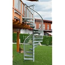 Wendeltreppe Aussen Anthrazit