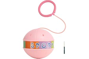 SHICHANGDA Glowing Bouncing Ball | Ankle Skip Ball for Kids and Adults | Glowing Ball Skip Ankle Jump Ball | Swing Ball Game, Light Up Flashing Skip Ball, Jumping Toys for Indoor and Outdoor