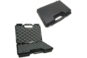 SENZAMA Valigetta Porta Pistola in ABS per Utensili Coltelli Torce con Schiuma Protettiva per il Trasporto Piccoli Oggetti