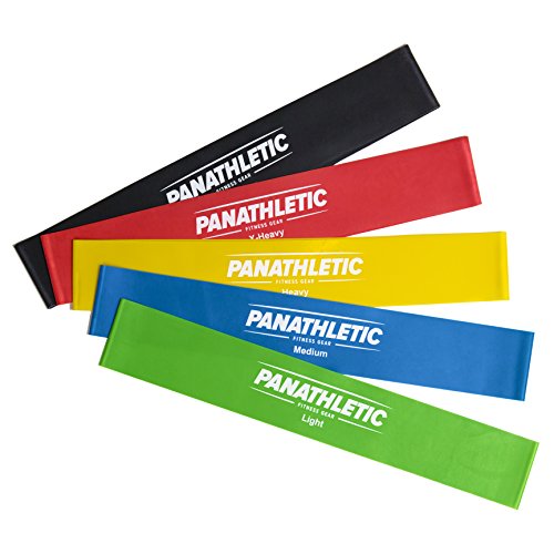 Fitnessbänder / Widerstandsbänder, 5er Set mit e-Anleitung und Tragebeutel – 5x Fitnessband, Widerstandsband, Gymnastikband, Trainingsband, Übungsband, Fitness Band, Gymnastikbänder, Trainingsbänder, Loop Bänder, Mini Bands, Übungsbänder - 2