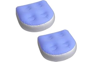 Anjinguang Lot de 2 coussins gonflables gonflables pour spa,et piscines avec 4 ventouses