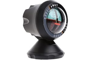 iSpchen Neigungsmesser Auto Winkelmesser Digital LCD Anzeige Clinometer Winkelmesser Digitaler Wasserwaage für KFZ SUV Offroad