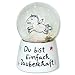 Produktbild Die Geschenkewelt 45232 Traumkugel mit Einhorn "Du bist einfach zauberhaft", Glas, Höhe ca. 7 cm