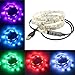 Produktbild GOESWELL Wasserdicht DC5V 5050 30LEDs 100cm TV Hintergrundbeieuchtung USB RGB LED LeIsten Strip Set Band Leiste Lichtleiste Licht Backlight (RGB-IP65)