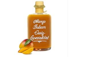 ‎GENIESS-BAR! Exotischer Mango Balsam Essig - Spezialität 1L mit 40% Fruchtmark vollfruchtig & sehr mild 5% Säure