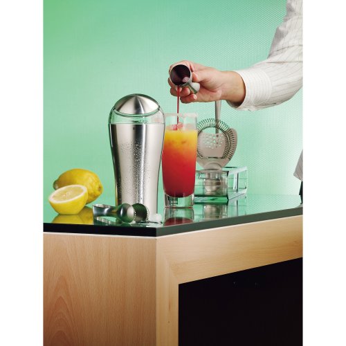 WMF Bar-Set 6-teilig Shaker Barmaß Barsieb Barlöffel Eiszange Präsenter Loft Cromargan Edelstahl rostfrei mattiert - 3