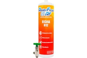 RALERTREIK Gas Refrigerante Organico para Aire Acondicionado Coche Ralerfresh RF equivalente a 1000gr sustituto de los gases R134a y R12 (Botella + Llave)