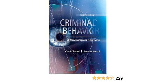 Buy Criminal Behavior A Psychological Approach Book Online At Low Prices In India Criminal Behavior A Psychological Approach Reviews Ratings In