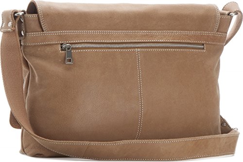 Leder Umh  ngetasche Herren Damen Messenger Bag Leder DIN A4 Ledertasche schwarz braun cognac grau blau 36 x 30 x 8 cm von REBELS   LEGENDS