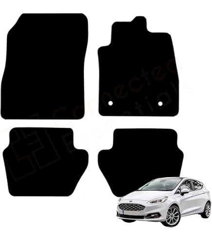 Genuine Ford Fiesta Mk6 Front & Rear Carpet Floor Mats Black 2002-2008 1314326 e Genuine Ford Fiesta Mk6 Front & Rear Carpet Floor Mats Black 2002-2008 1314326 e