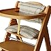 Bebehut New Wooden Highchair with EXTRA LARGE Food Tray Including Padded Cushion